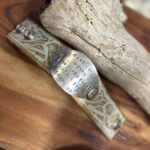 Have a few wines say a few fuck words & you'll spark up leather cuff - Image 3