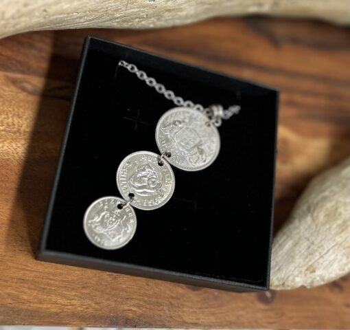1956 Triple Coin Necklace