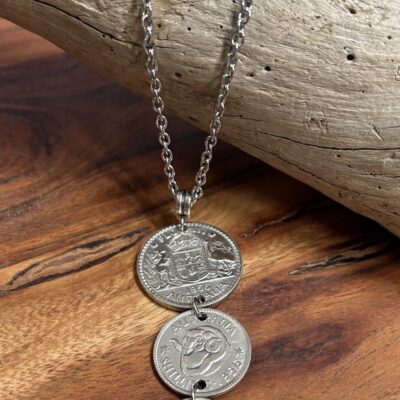 1956 Triple Coin Necklace - Image 2