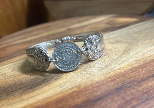 1958 Australian Shilling Cutlery Bracelet