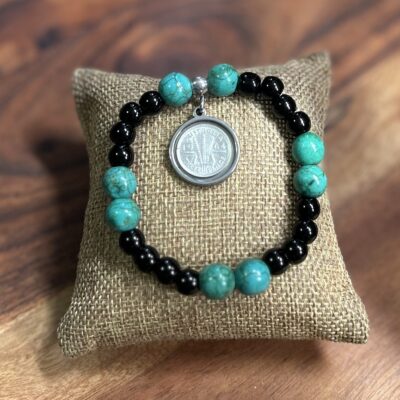 1964 Threepence Beaded Bracelet