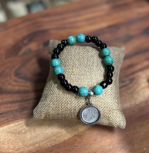 1964 Threepence Beaded Bracelet - Image 2