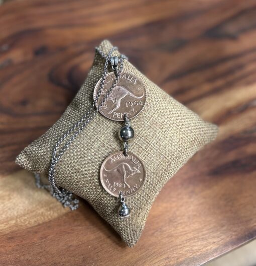 1964 Double Coin Necklace - Image 3
