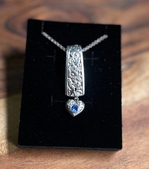 Floral Design Heart Necklace