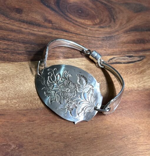 Embossed Vintage Jam Spoon Bracelet - Image 3