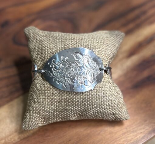 Embossed Vintage Jam Spoon Bracelet