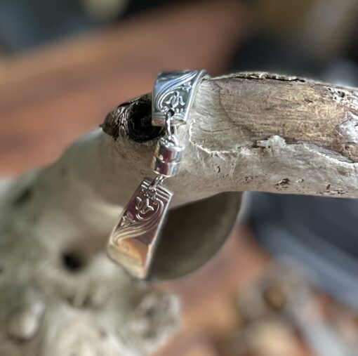 Amazing Hand Textured Vintage Spoon Bracelet - Image 2