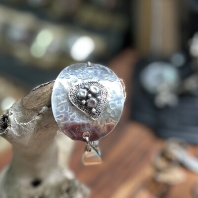Amazing Hand Textured Vintage Spoon Bracelet