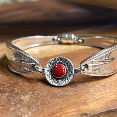 Art Deco Silverware Bracelet