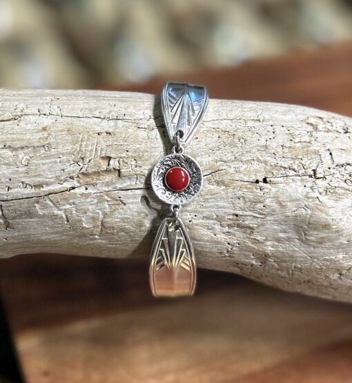 Art Deco Silverware Bracelet - Image 2
