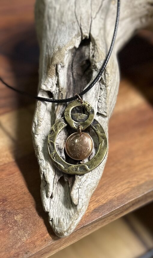 Australian one cent coin necklace - Image 3