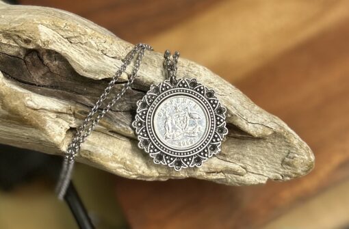 1955 Australian Sixpence necklace - Image 2