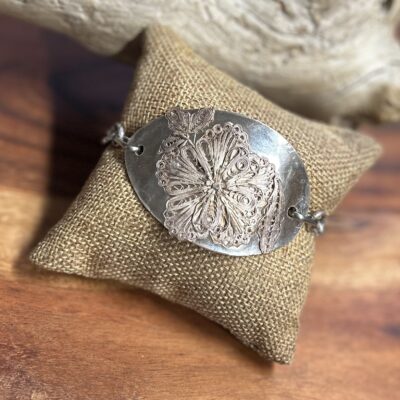 Vintage Filligree Spoon Bracelet