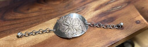 Vintage Filligree Spoon Bracelet - Image 4