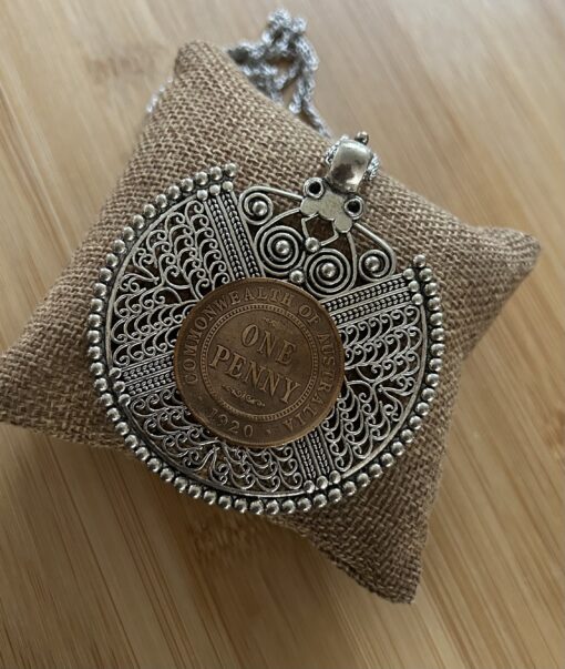 1920 Australian Penny Necklace - Image 3