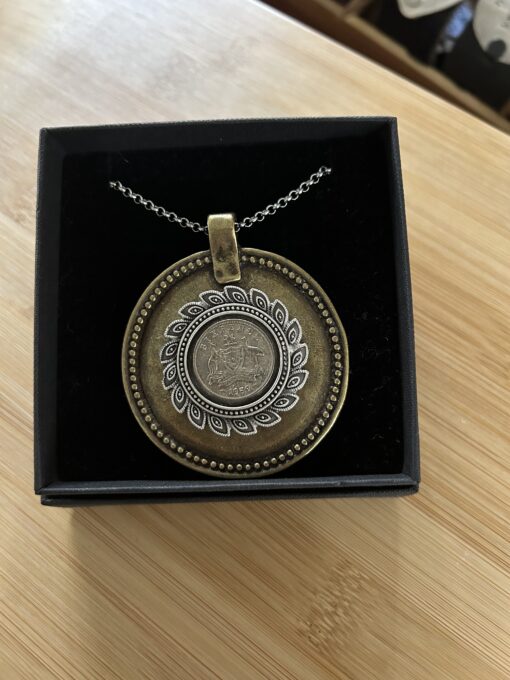 1959 Sixpence Layered Necklace