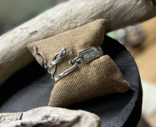 Unique Twist Fork Bracelet - Image 2