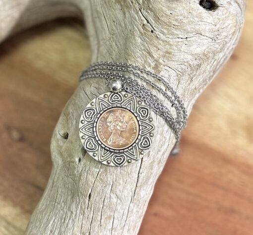 Chic Choker Style Coin Necklace - Image 2
