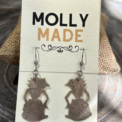 Indonesian Puppet Earrings