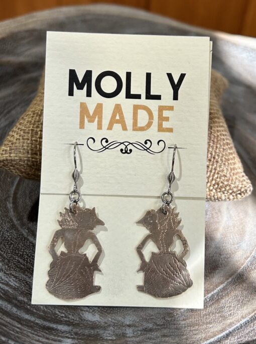 Indonesian Puppet Earrings