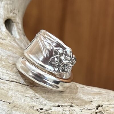 1950's Daffodil Silverware Ring