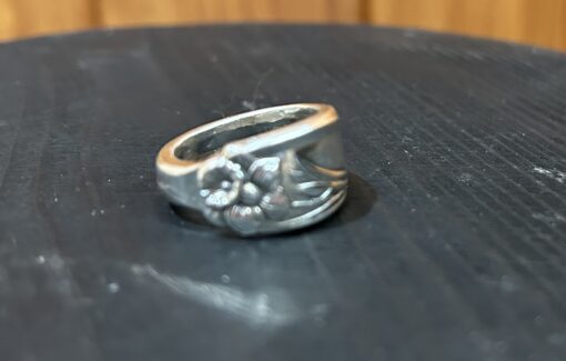 1950's Daffodil Silverware Ring - Image 2