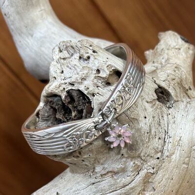 Australian Rodd Silverware Pink Charm Bracelet