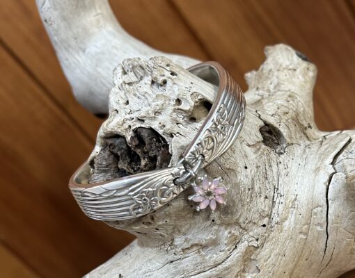 Australian Rodd Silverware Pink Charm Bracelet
