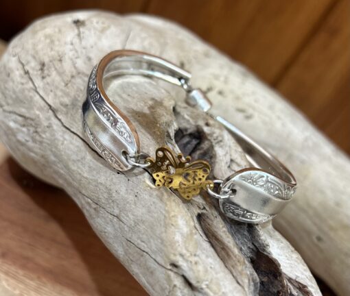 Whimsy Vintage Butterfly Bracelet - Image 4