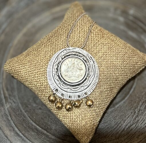 Unique One of a Kind 1960 Coin Necklace