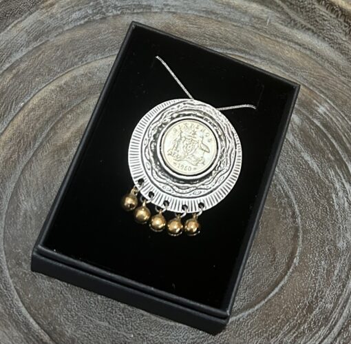 Unique One of a Kind 1960 Coin Necklace - Image 2