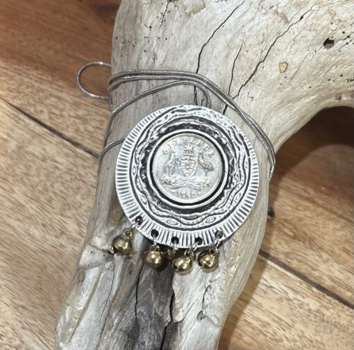 Unique One of a Kind 1960 Coin Necklace - Image 3