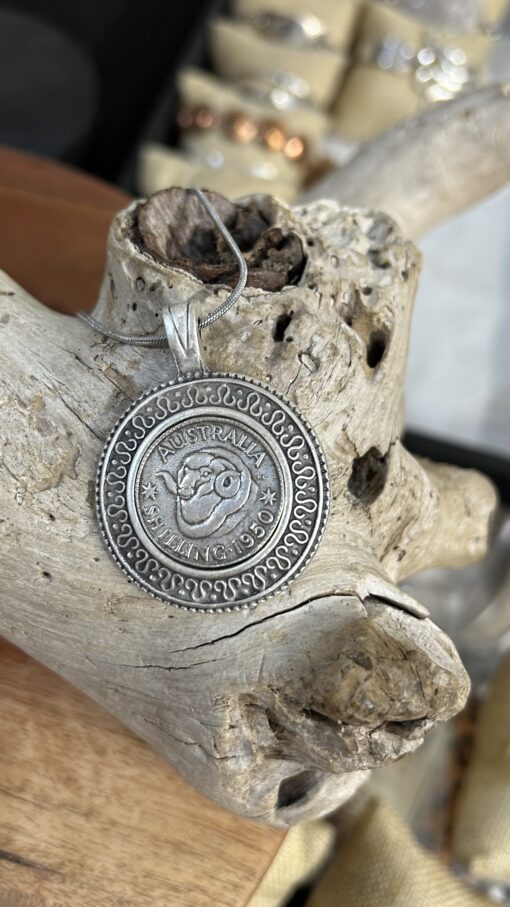 1950 Australian Shilling Legacy Necklace
