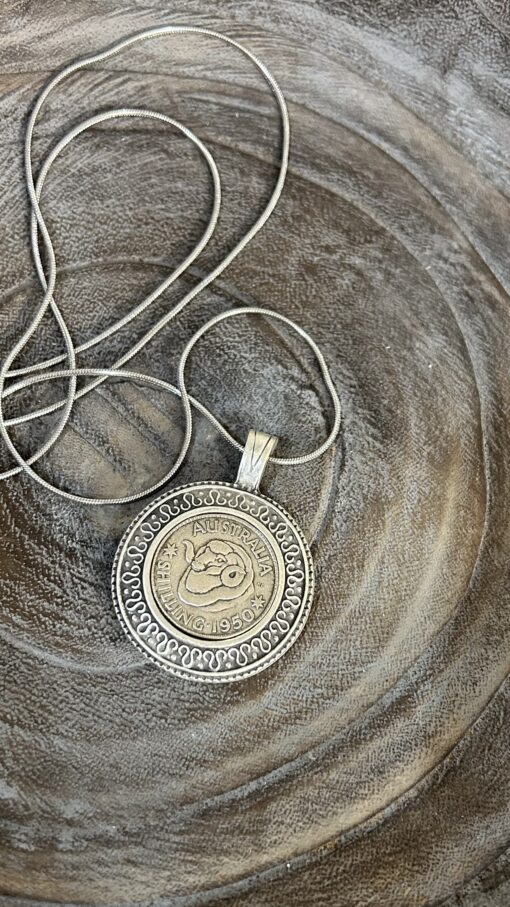 1950 Australian Shilling Legacy Necklace - Image 2