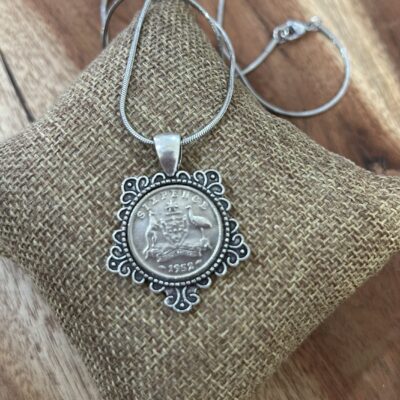 1952 Authentic Sixpence Necklace