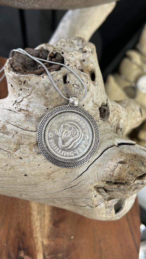 1960 Shilling Necklace in Alloy Setting