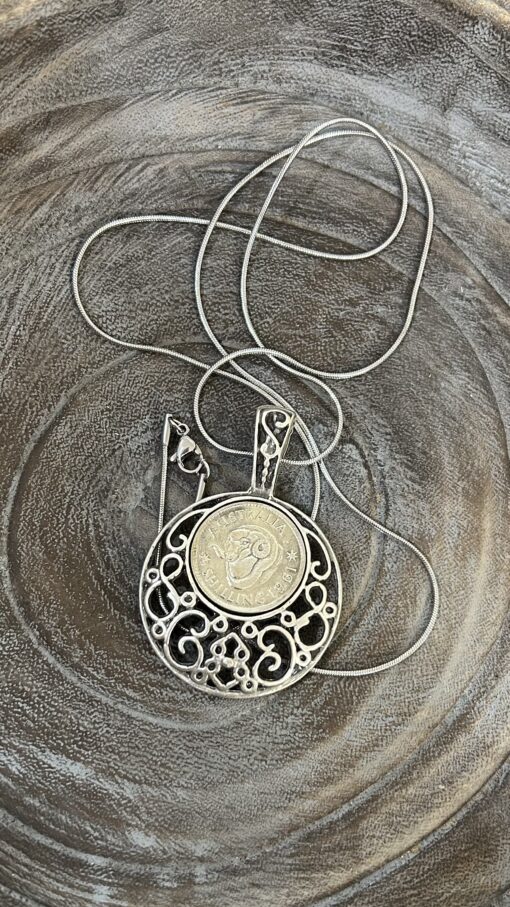 1961 Genuine Australian Shilling Necklace - Image 2