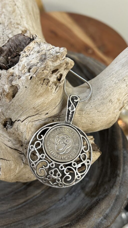 1961 Genuine Australian Shilling Necklace - Image 3