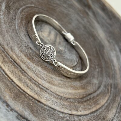 Filigree Connector Silverware Bracelet