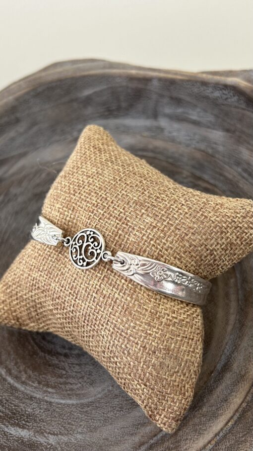 Filigree Connector Silverware Bracelet - Image 3