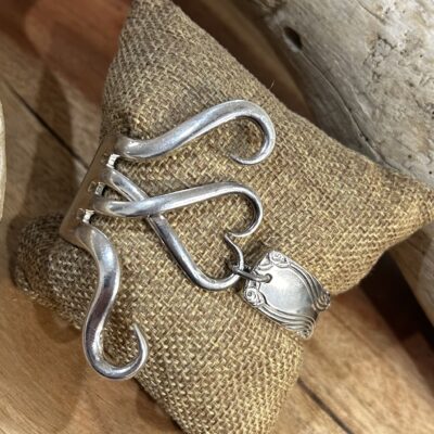 Heartfelt: Handmade Fork Tine Bracelet