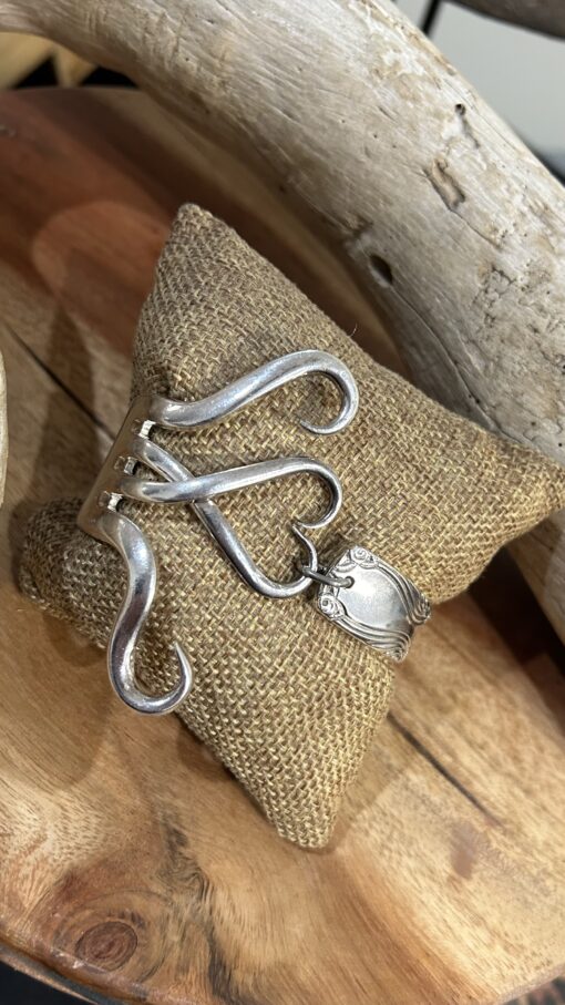 Heartfelt: Handmade Fork Tine Bracelet