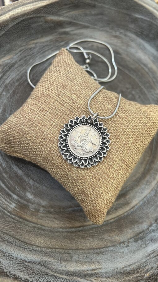 1945 Australian Sixpence Necklace