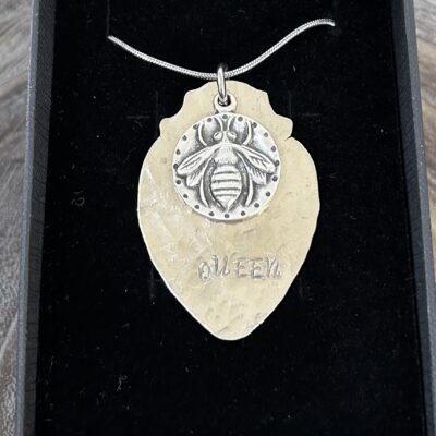 Queen Bee Spoon Necklace