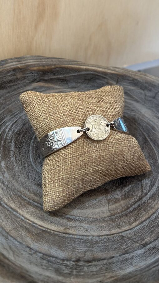 Viner and Hall 1951 Sixpence Bracelet - Image 2