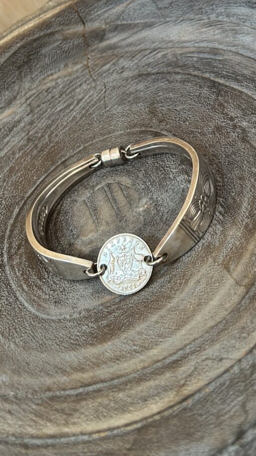 Viner and Hall 1951 Sixpence Bracelet - Image 3