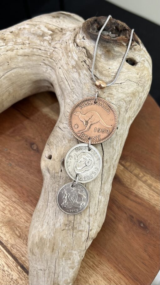 1952 Triple Coin Necklace