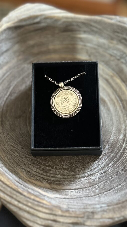 1954 Australian Shilling Necklace