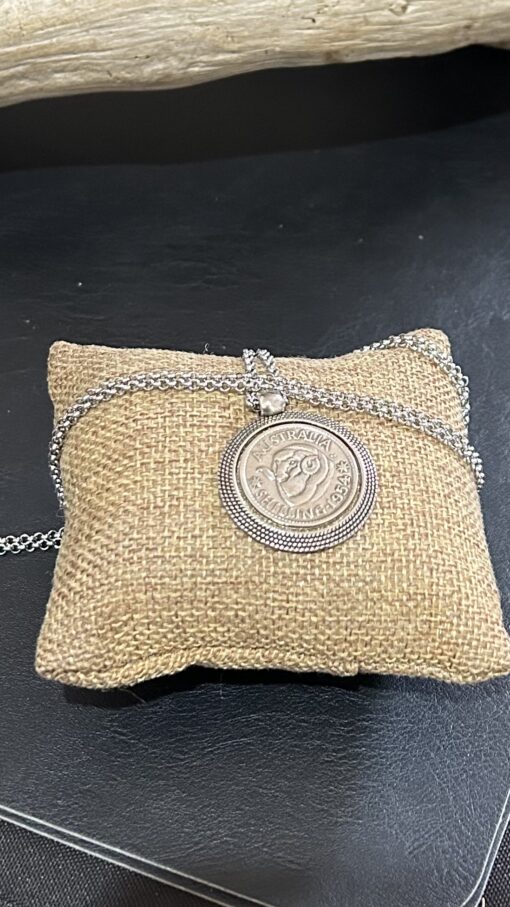 1954 Australian Shilling Necklace - Image 2