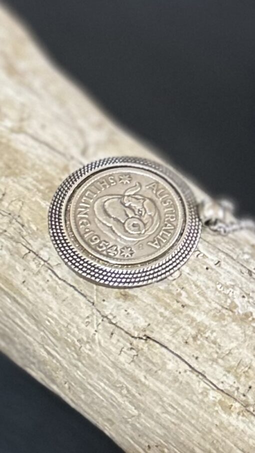 1954 Australian Shilling Necklace - Image 3